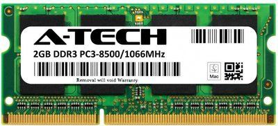 A-Tech 2GB DDR3-1066 (PC3-8500) SODIMM 2Rх8 (AT2G1D3S1066ND8N15V) 399 фото