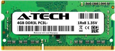 A-Tech 4GB DDR3L-1600 (PC3L-12800) SODIMM 1Rx8 (AT4G1D3S1600NS8N135V) 420 фото