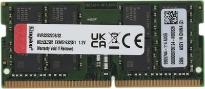 Kingston 32 GB SO-DIMM DDR4 3200 MHz (KVR32S22D8/32) 472 фото